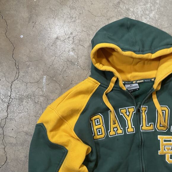 Baylor Bears Colosseum Logo Full Zip Men's Jacket - Black Heather Adult L - Picture 3 of 11
